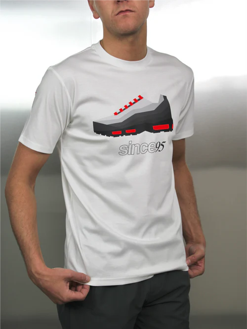 Since 95 Tee single Red, White